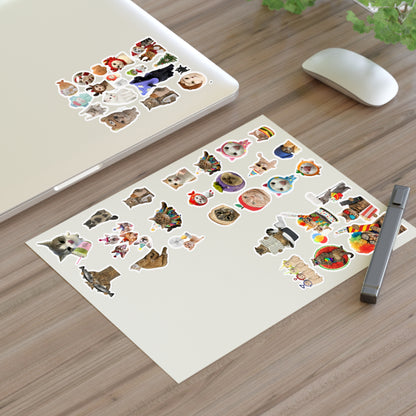 Assorted Cat Stickers Pack