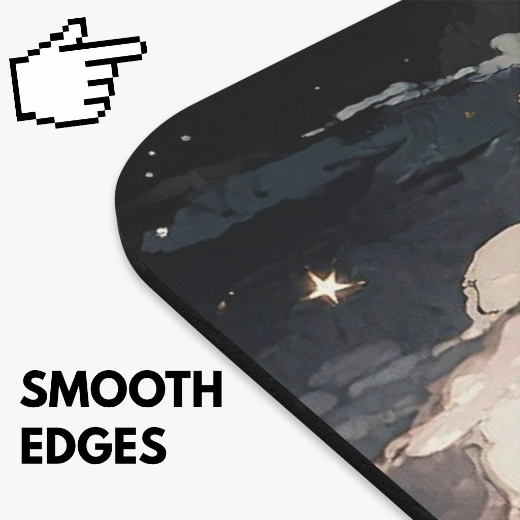 Midnight City Cat Mouse Pad