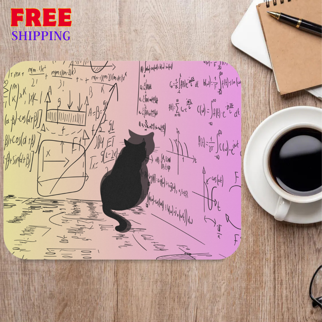 “Genius Cat Mouse Pad