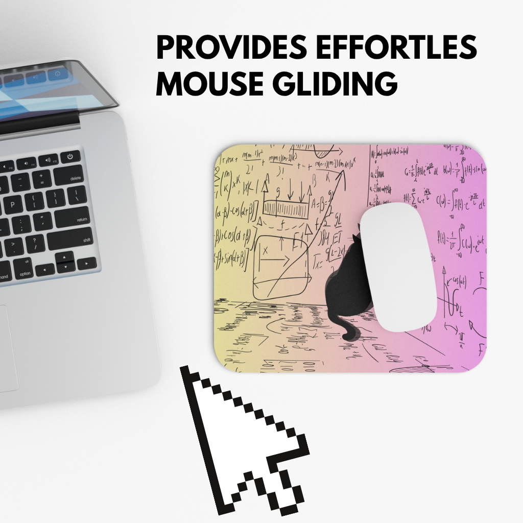 “Genius Cat Mouse Pad