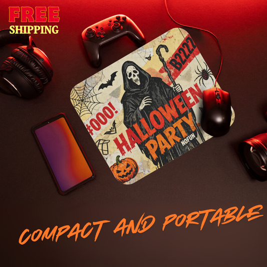 Spooky Halloween Party Mouse Pad