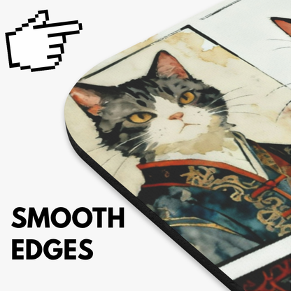 Mystic Warrior Cat Mouse Pad