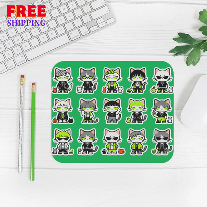 Cool Cat Gang Mouse Pad