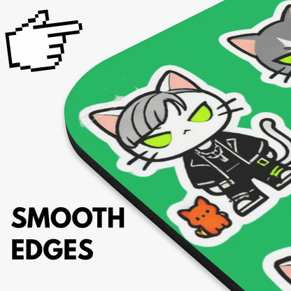 Cool Cat Gang Mouse Pad