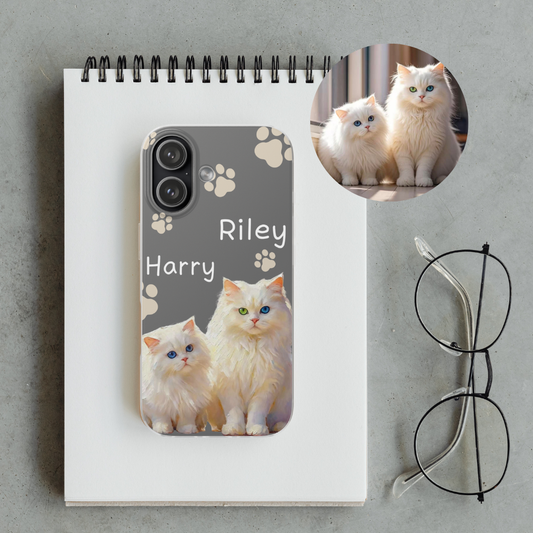 Minimalist custom matte phone case