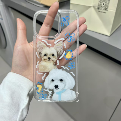 Minimalist Pet Custom Clear Phone Case