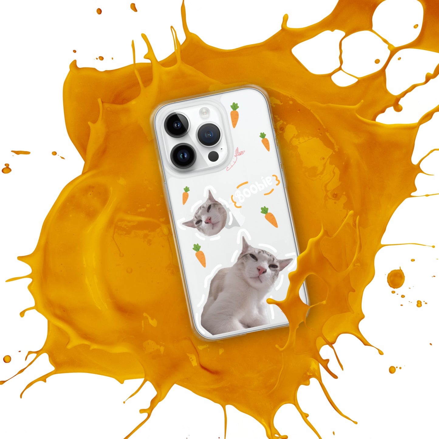 Minimalist Pet Custom Clear Phone Case
