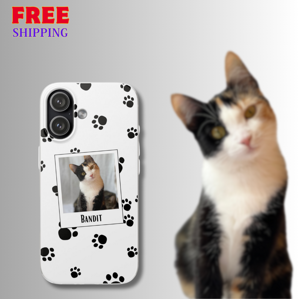 Pet-themed postcard matte phone case
