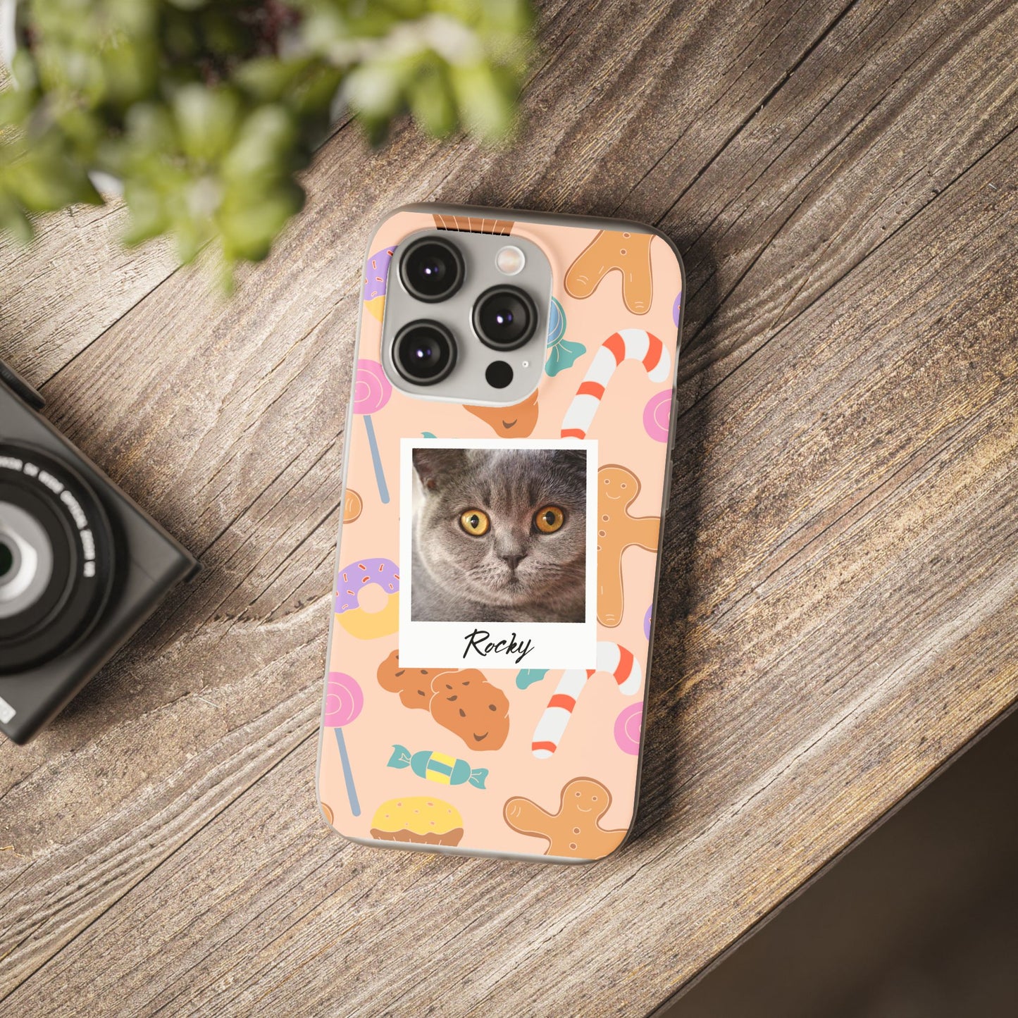Pet-themed postcard matte phone case