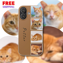 Pet-themed collage matte phone case