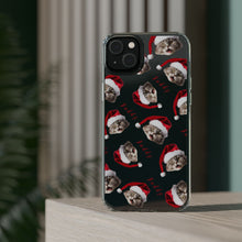 Custom Dog Cat Face Clear Phone Case