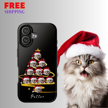 Christmas tree cat custom phone case