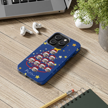 Christmas tree cat custom phone case