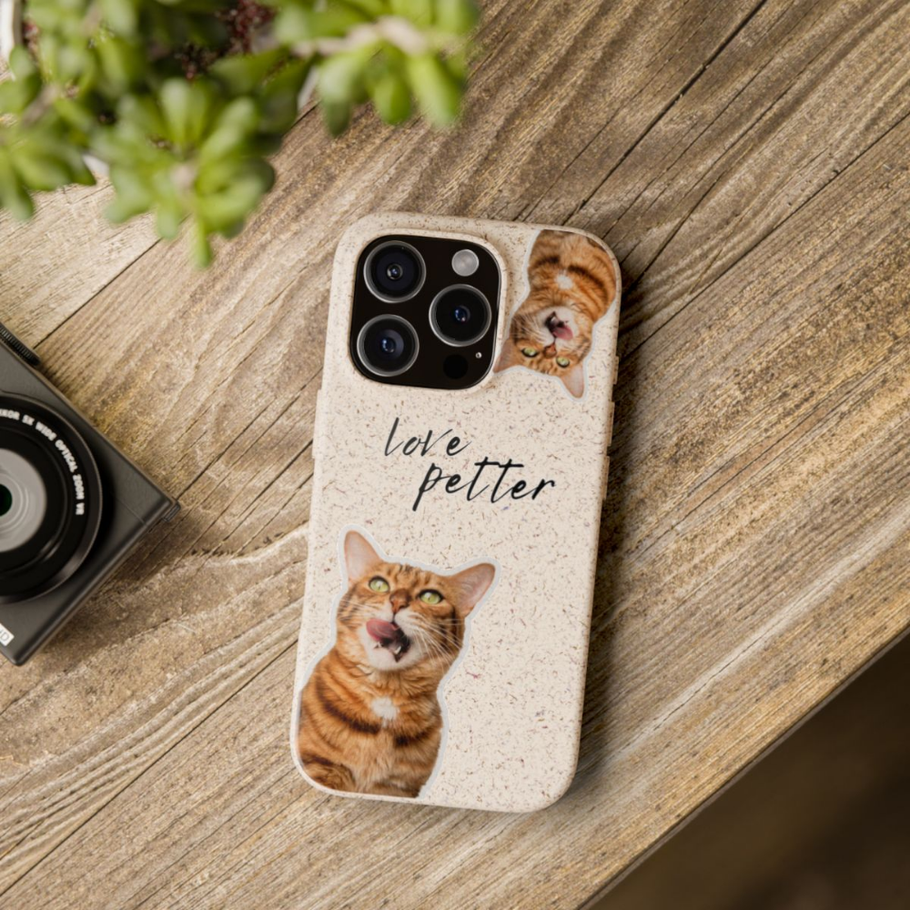 Biodegradable Custom Cat  Phone Case