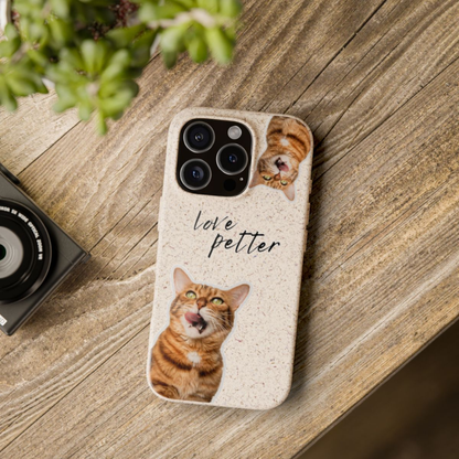 Biodegradable Custom Cat  Phone Case