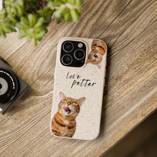 Biodegradable Custom Cat  Phone Case
