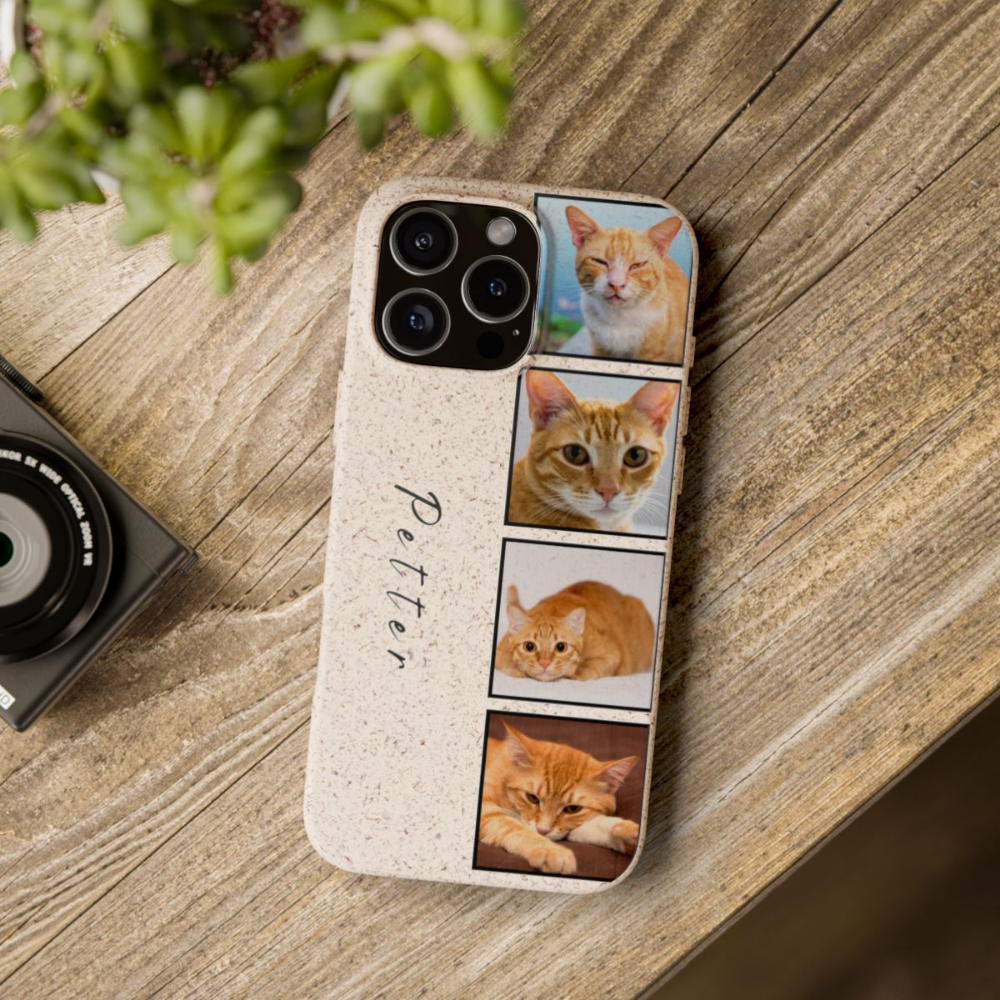 Biodegradable Custom Cat  Phone Case
