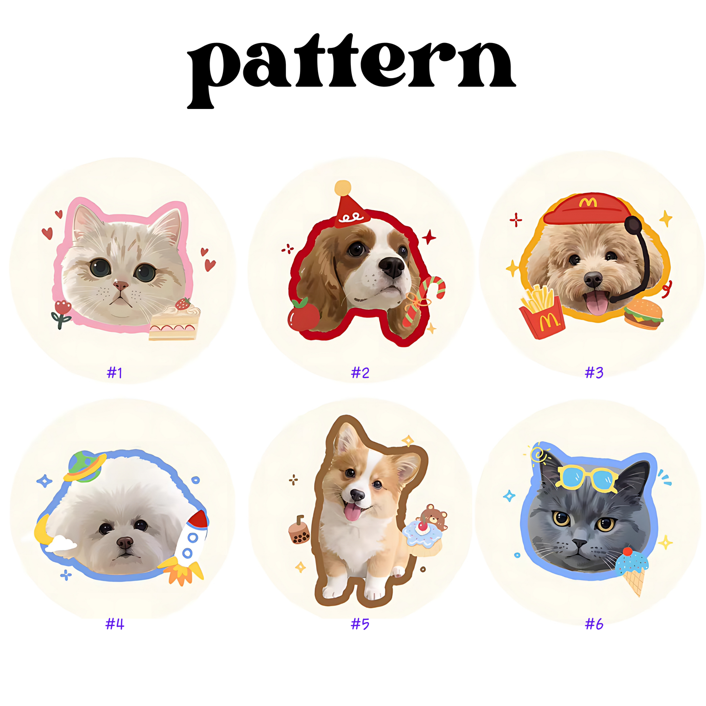 Custom Watercolor Cat Avatar Case