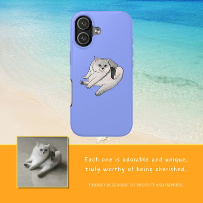 Custom fun abstract cat phone cases