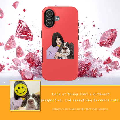Custom fun abstract cat phone cases
