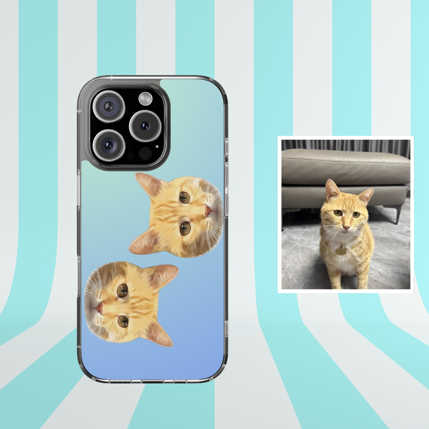 Customized creative cat phone cases