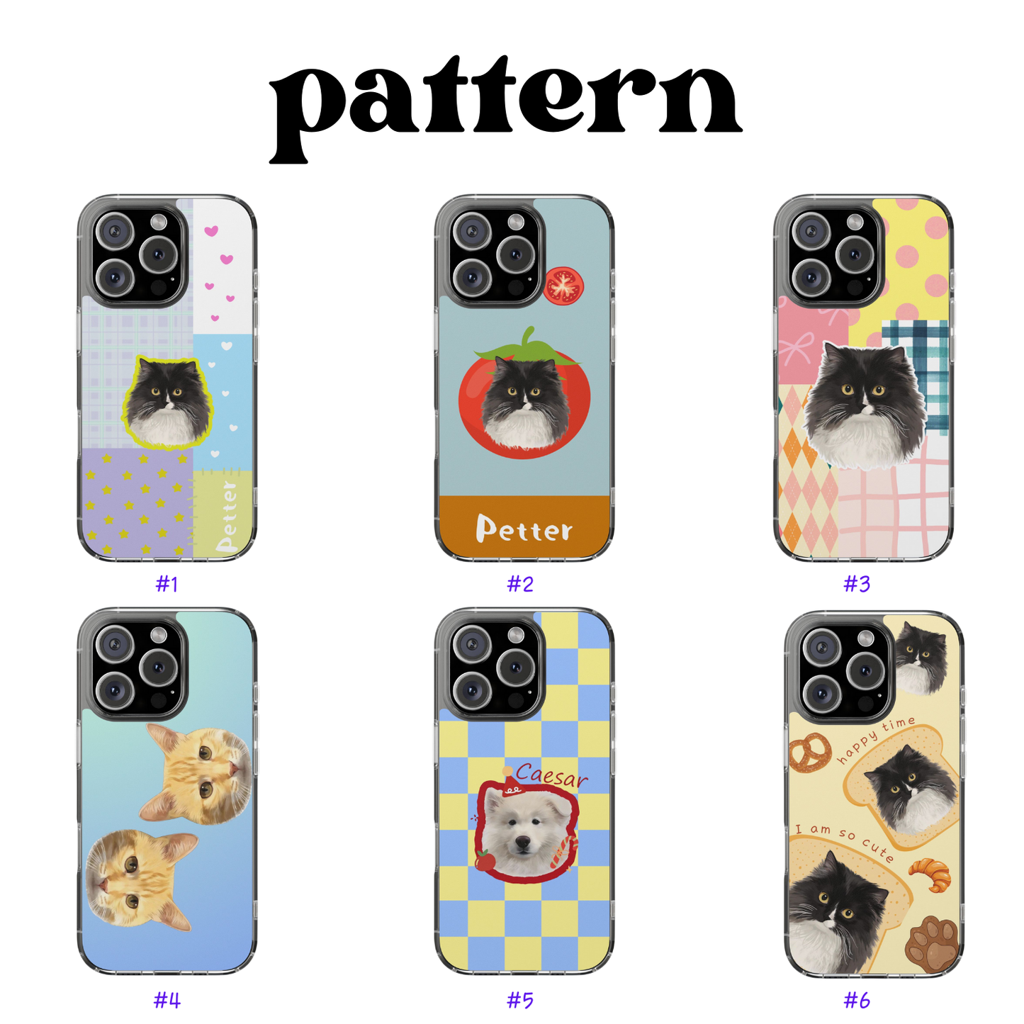 Customized creative cat phone cases