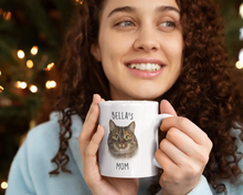 Minimalist Personalized Cat Mug