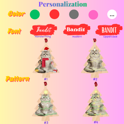 Custom Cat Ornament & Fridge Magnet