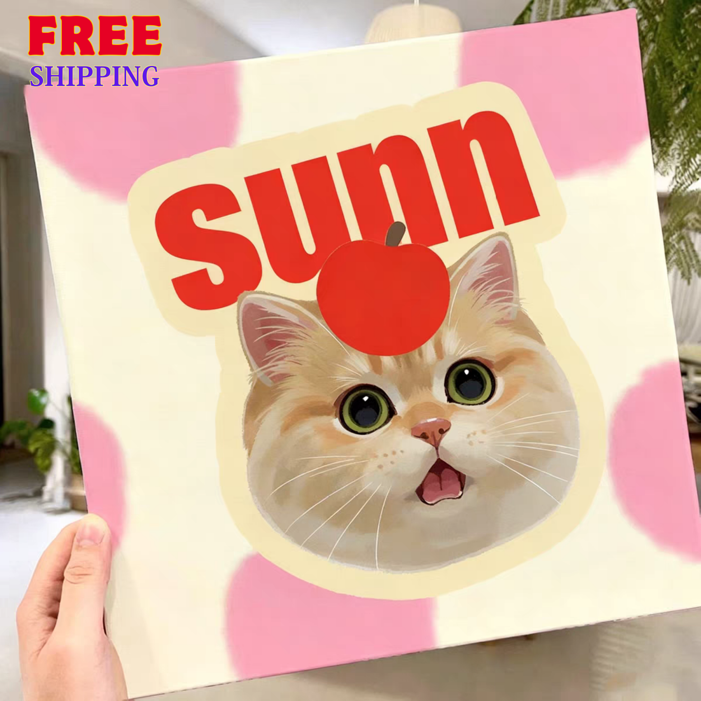 Custom Pet WaterColor Canvas