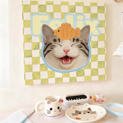 Custom Pet WaterColor Canvas