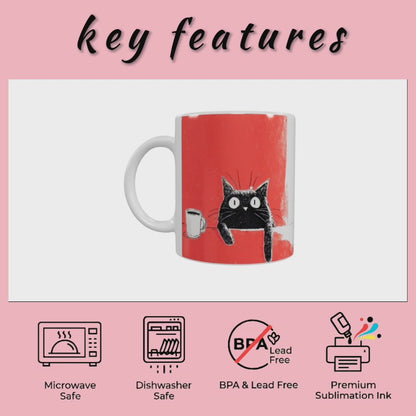 Curious Cats Coffee Mug