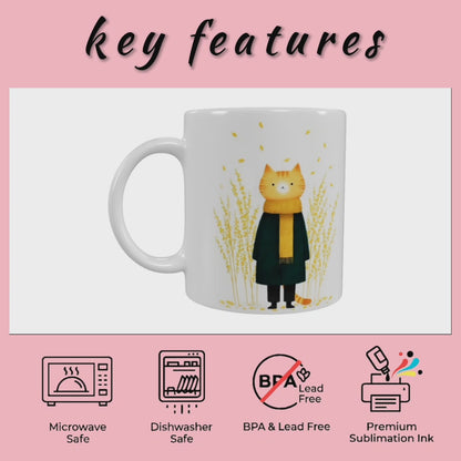 Autumn Cat Mug