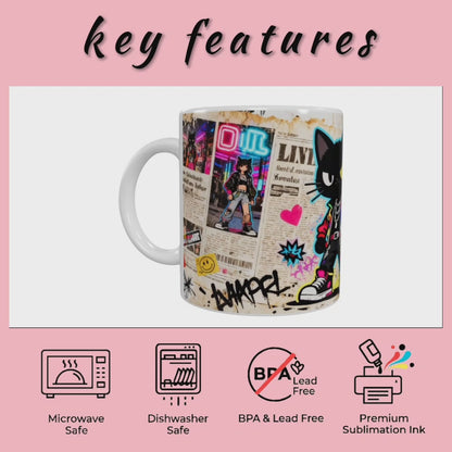 Street Style Cat Mug